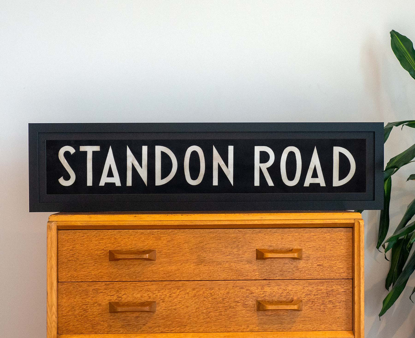 Standon Road 1971 Framed Bus Blind