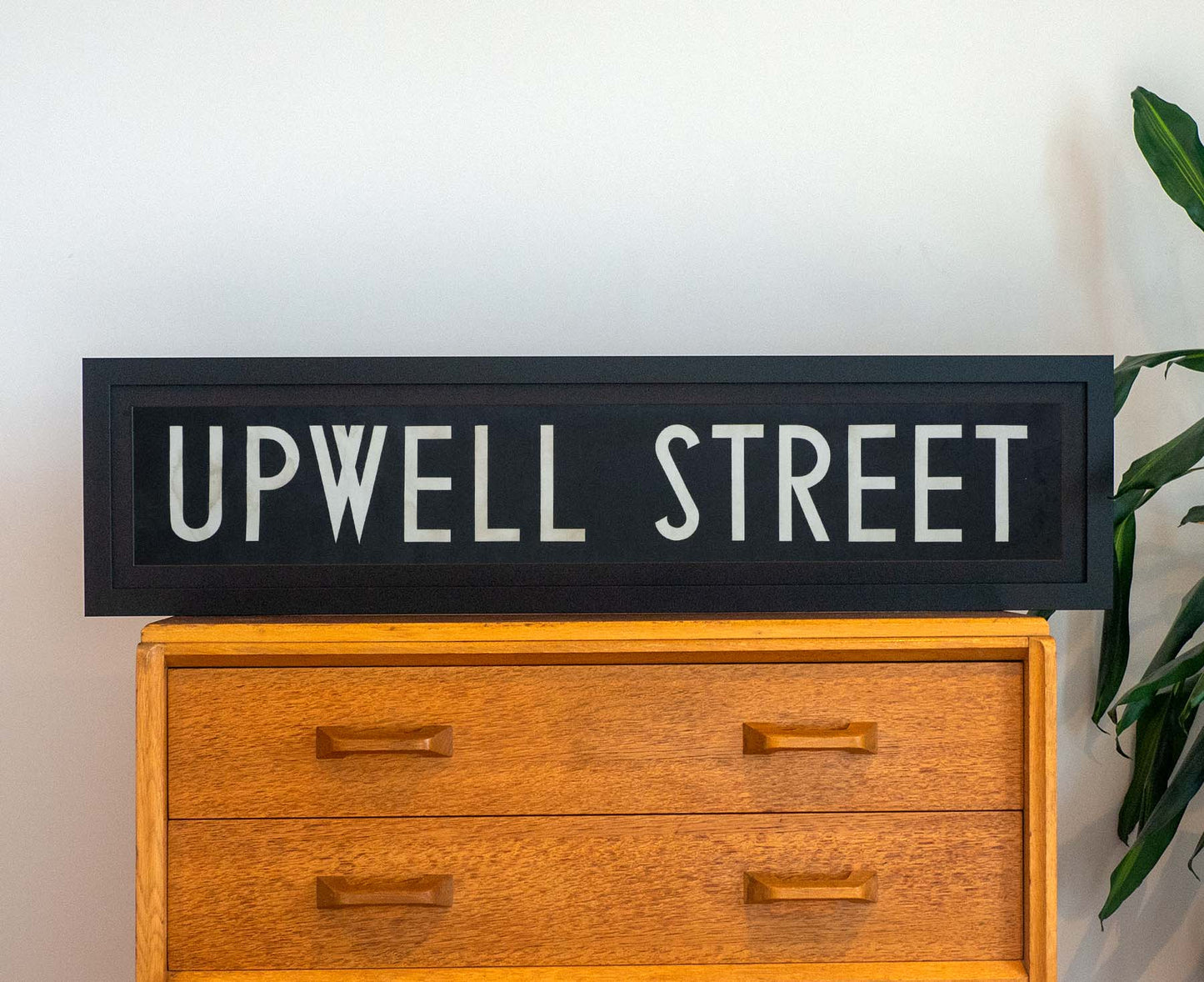 Upwell Street 1971 Framed Bus Blind