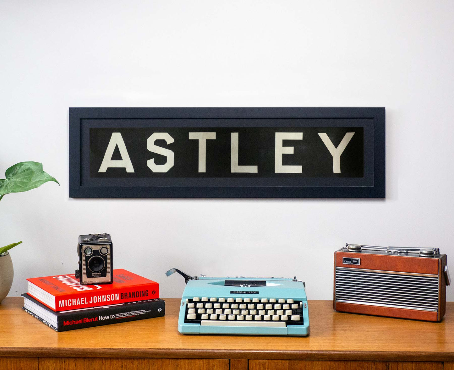 Astley 1960s Framed Bus Blind