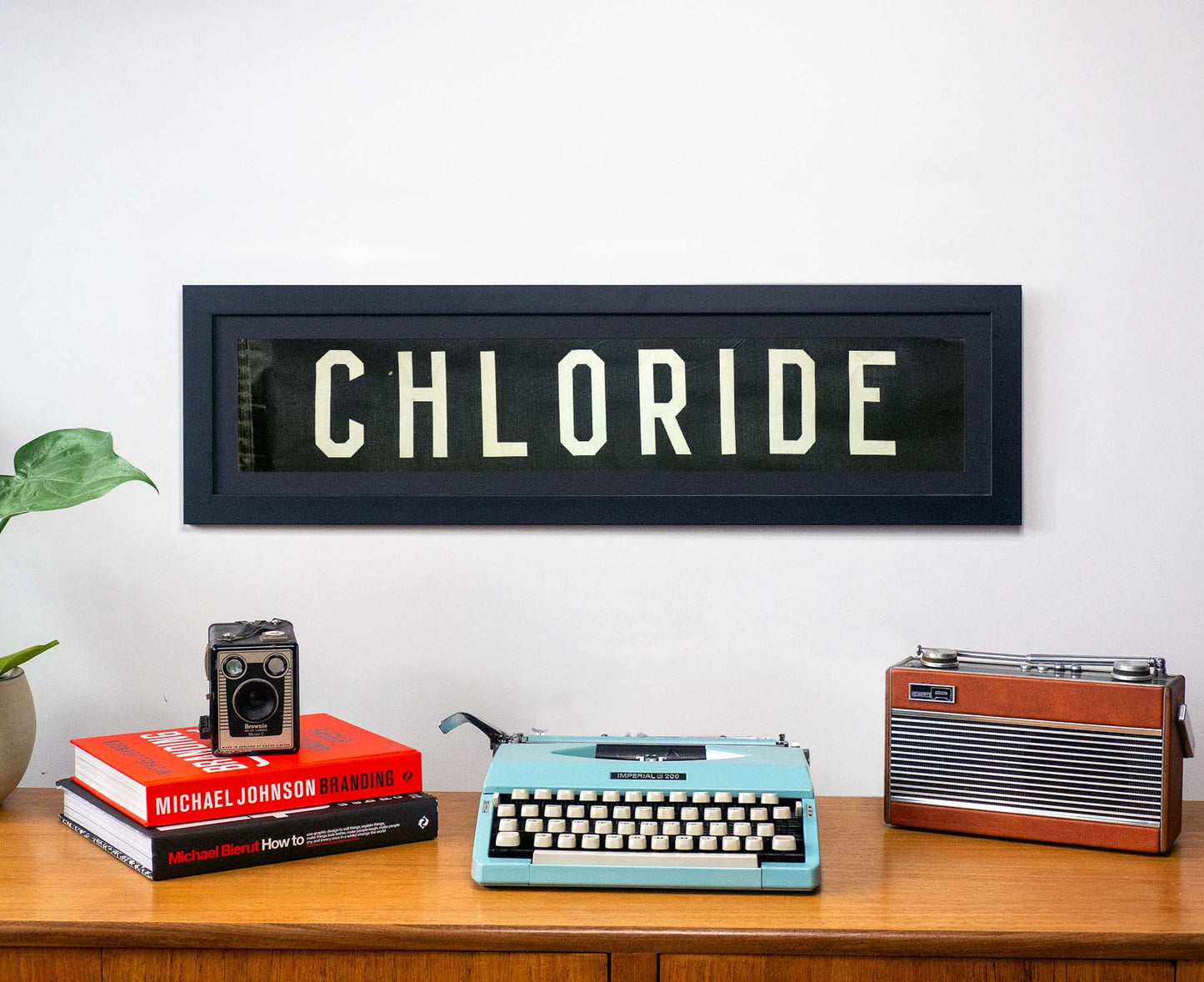 Chloride 1960s Framed Bus Blind