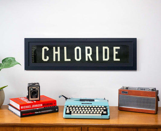 Chloride 1960s Framed Bus Blind