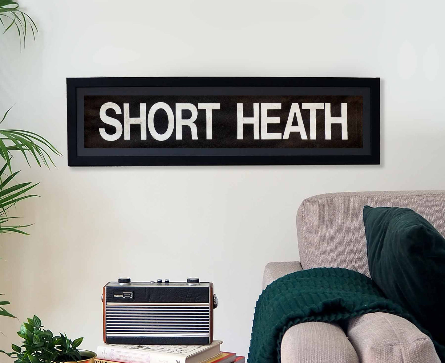 Short Heath Framed Bus Blind