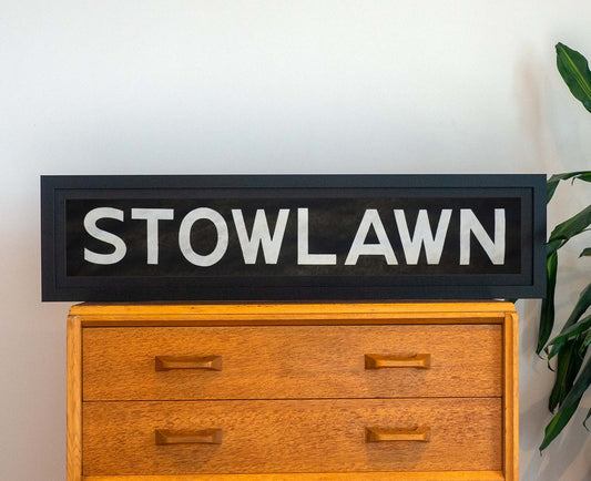 Stowlawn 1986 Framed Bus Blind