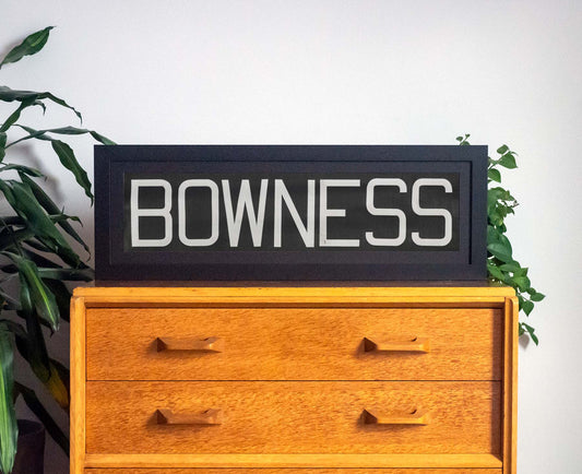 Bowness 1960s Framed Bus Blind