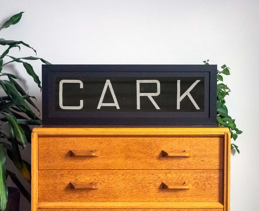Cark 1960s Framed Bus Blind