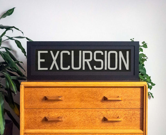 Excursion 1960s Framed Bus Blind