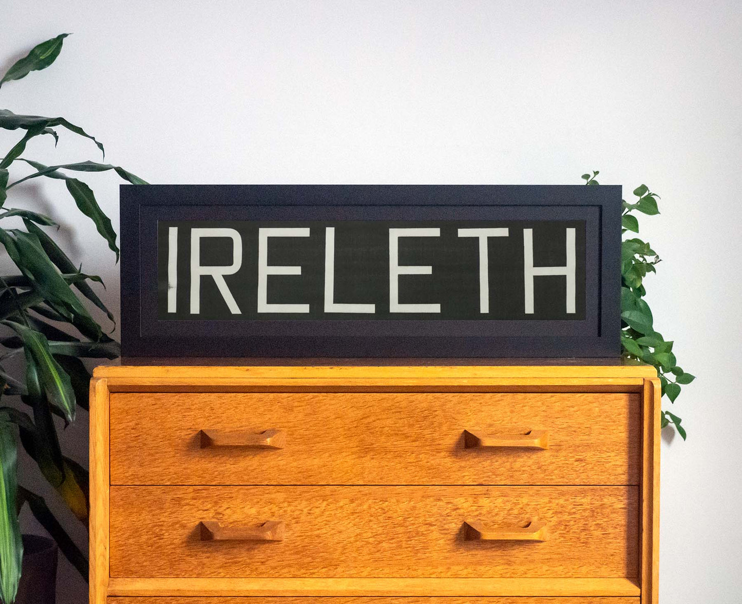 Ireleth 1960s Framed Bus Blind