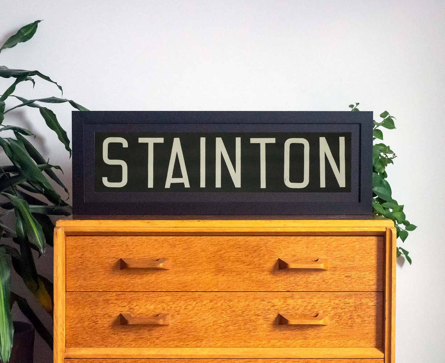 Stainton 1960s Framed Bus Blind
