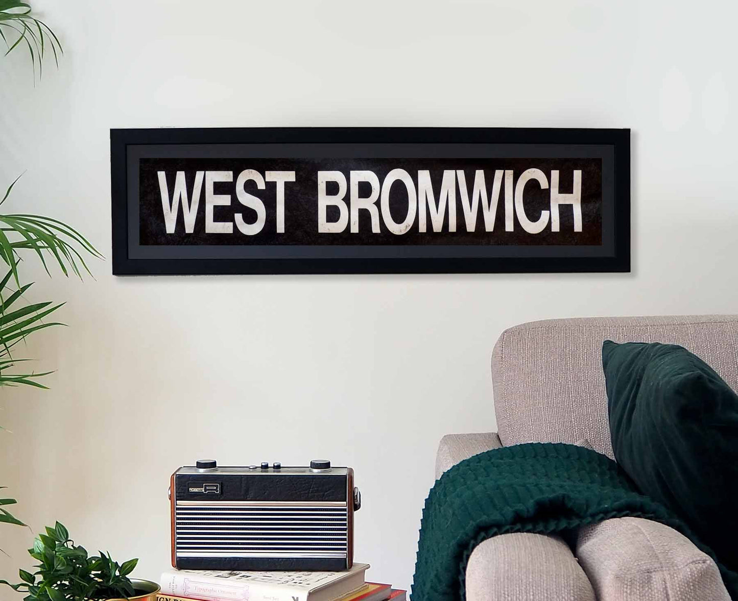 West Bromwich Framed Bus Blind