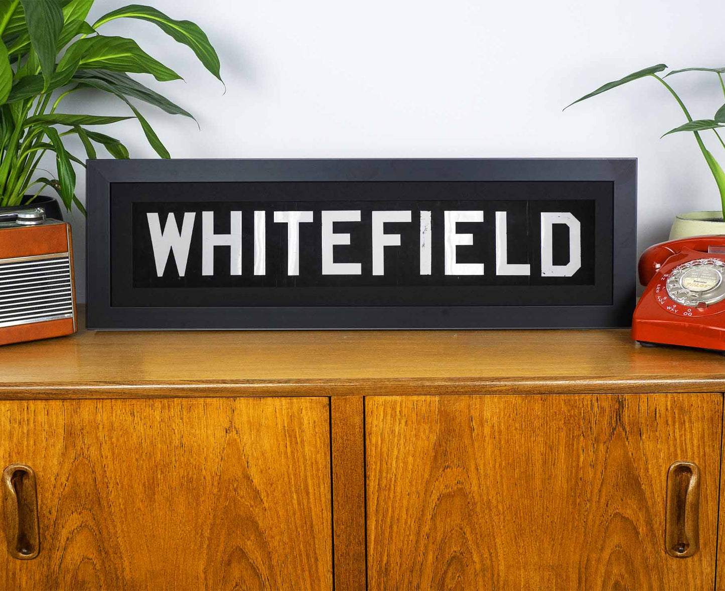 Whitefield 1969 Framed Bus Blind
