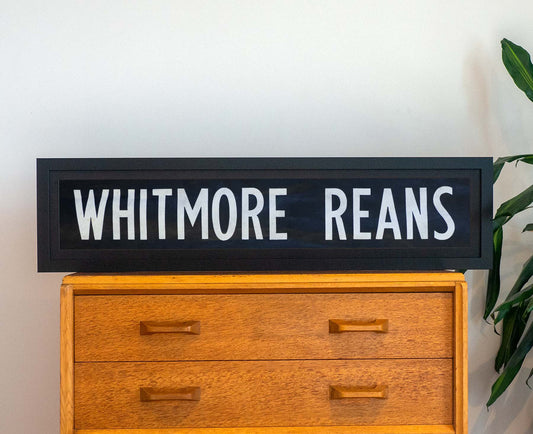 Whitmore Reans 1986 Framed Bus Blind