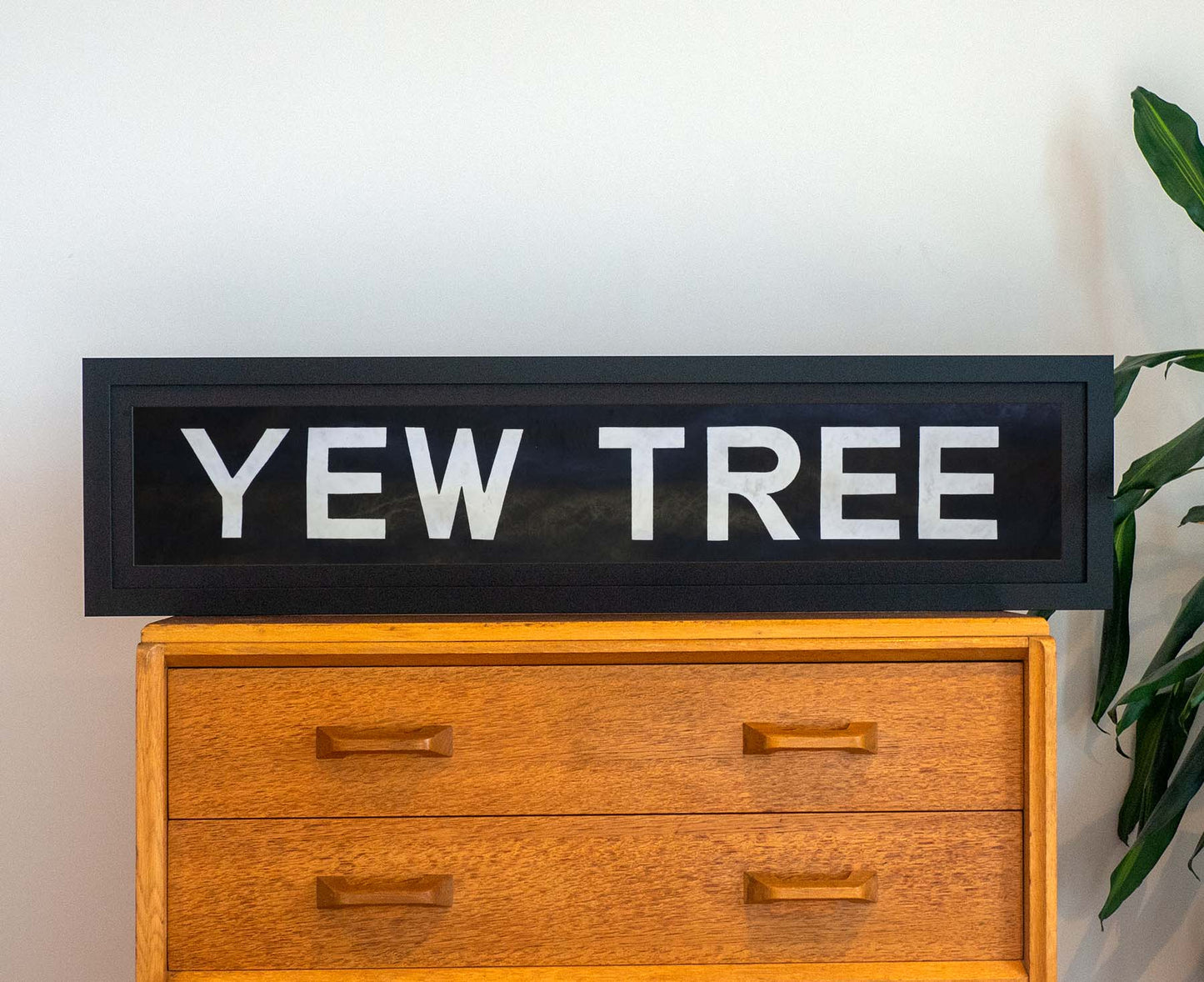 Yew Tree 1986 Framed Bus Blind