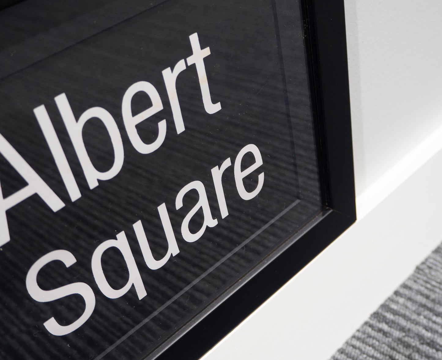 Manchester Albert Square Framed Bus Blind