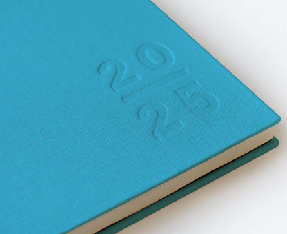 Blank Canvas Turquoise 2025 Diary