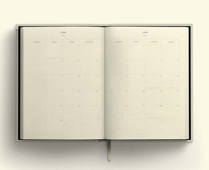 Blank Canvas Ivory 2025 Diary