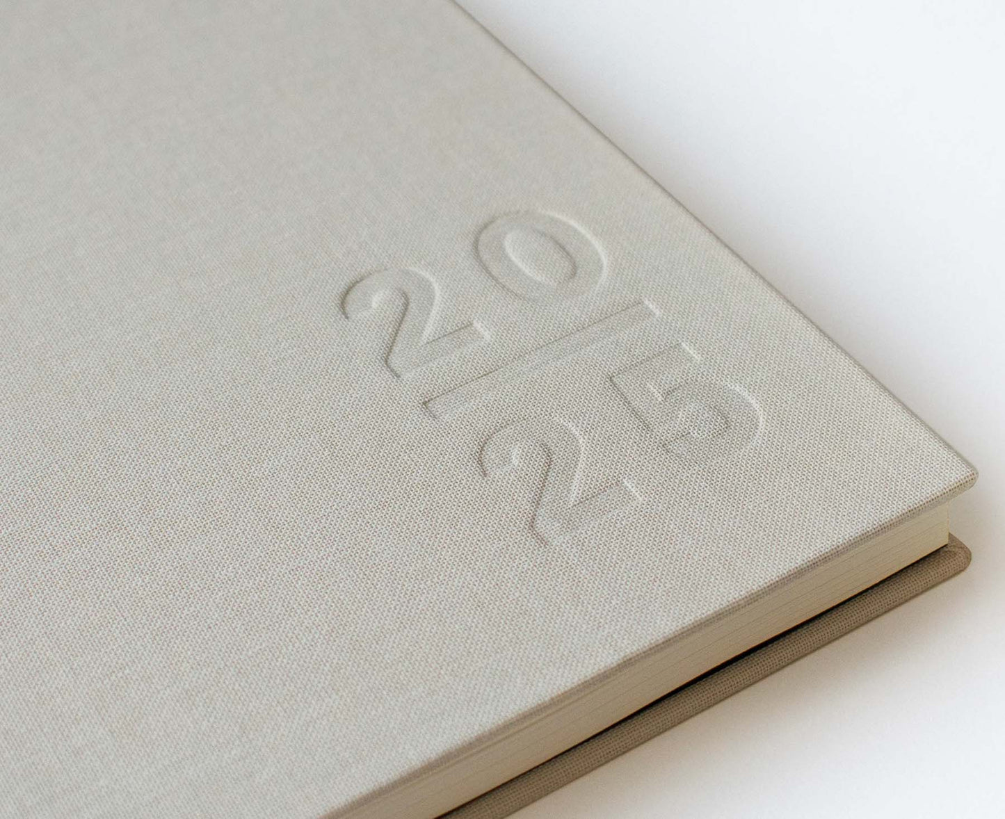 Blank Canvas Ivory 2025 Diary