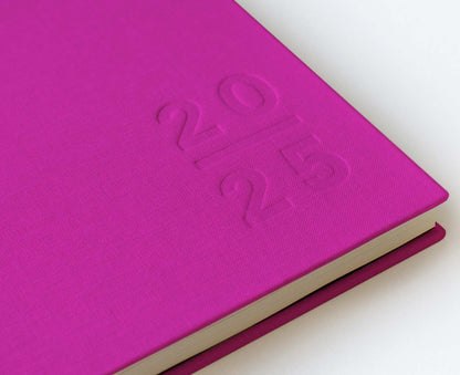 Blank Canvas Fuschia Pink 2025 Diary