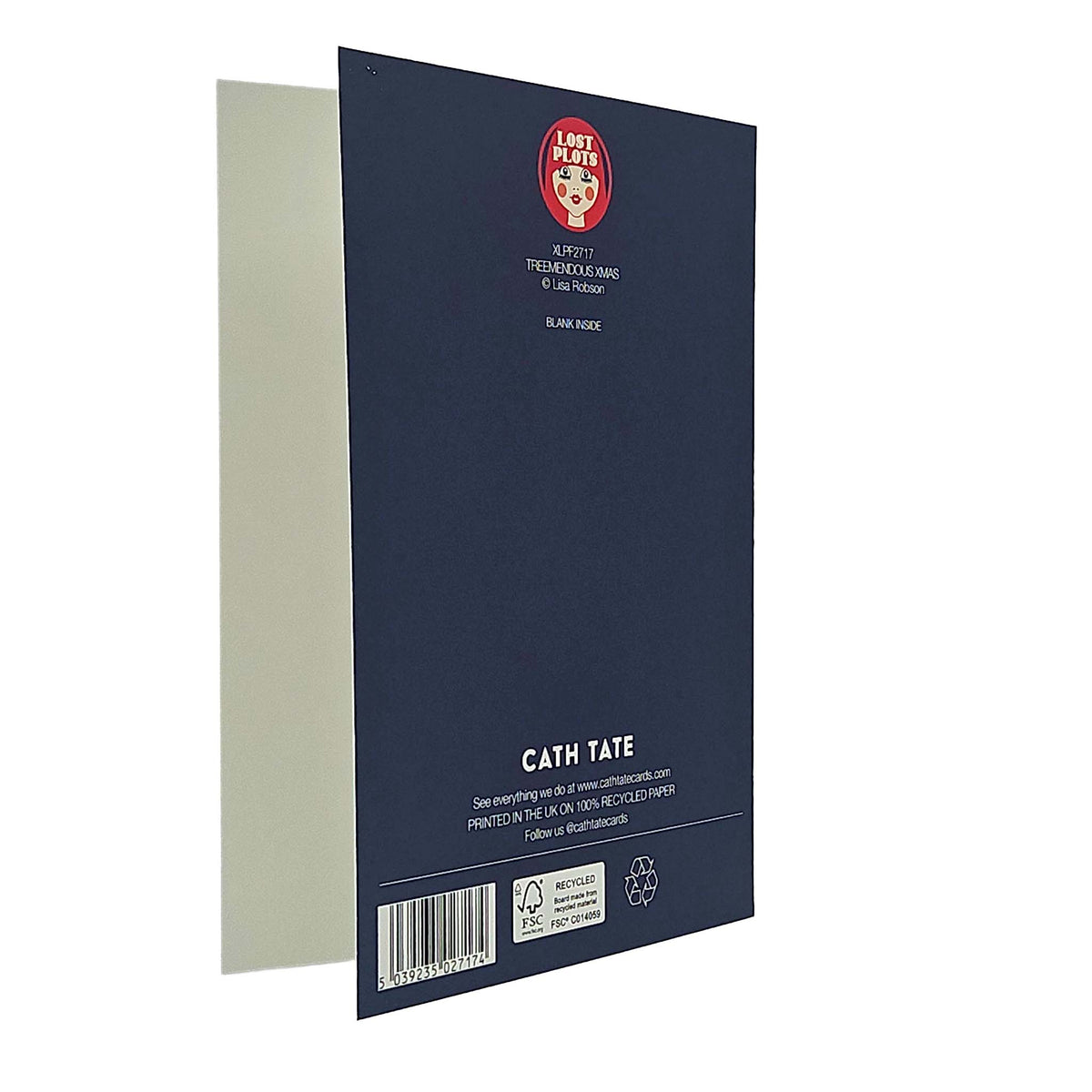 Tree-Mendous Christmas Tree Gold Foiled Christmas Card