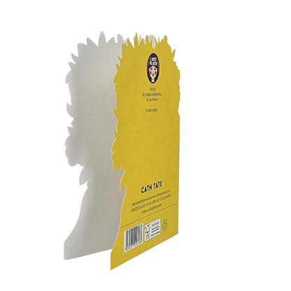 Blooming Wonderful Psychedelic Flowers Cutout Card