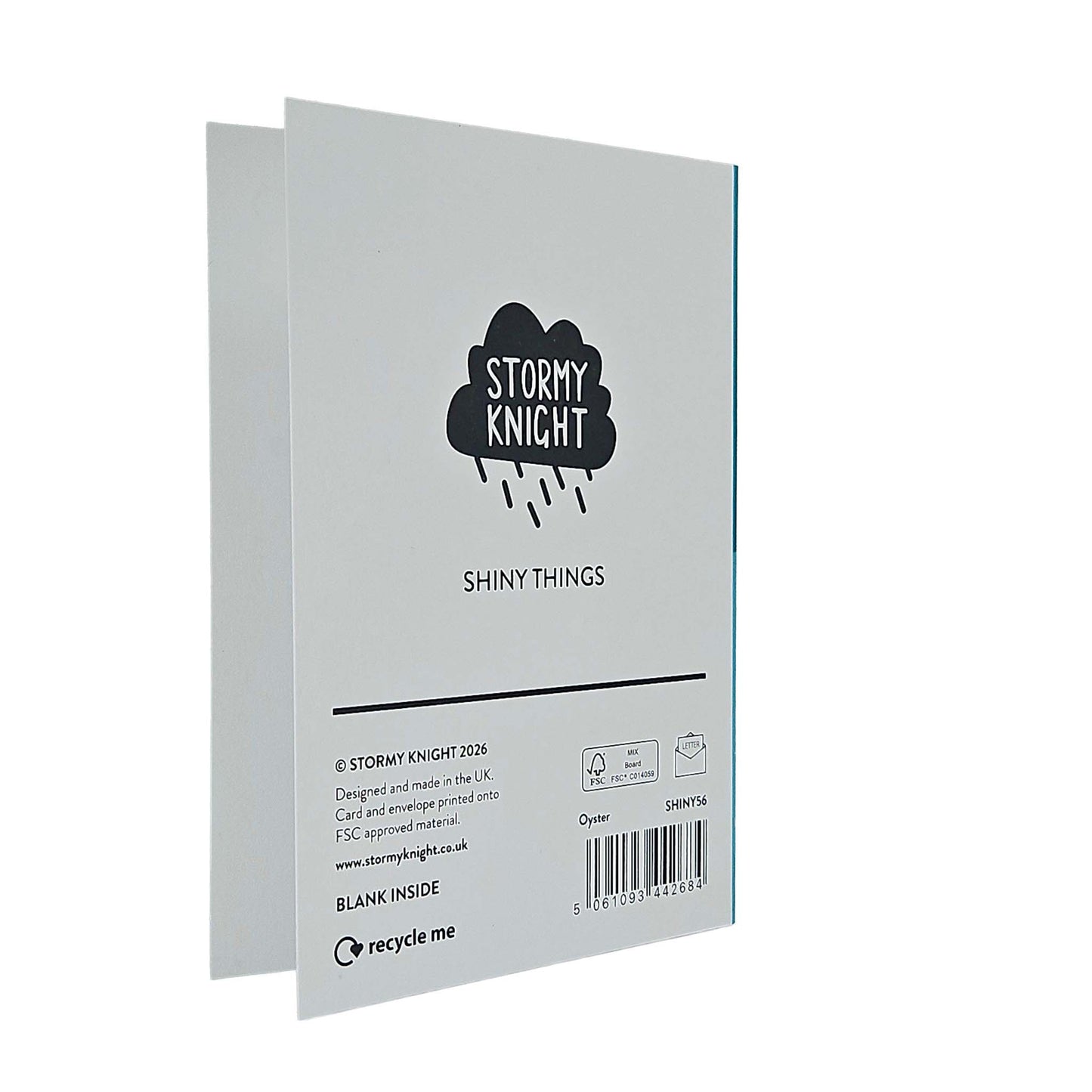 The World Is Your Oyster Holographic Foiled Congratulations Card