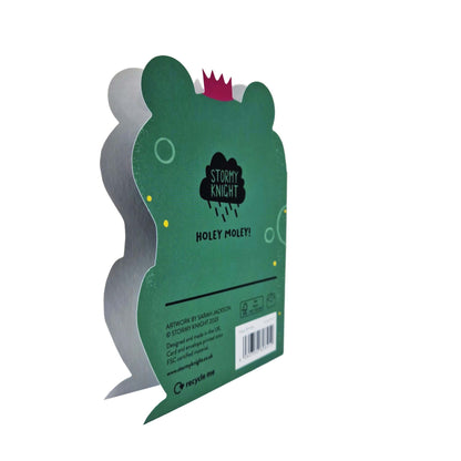 Hoppy Birthday Frog Die Cut Kids Birthday Card