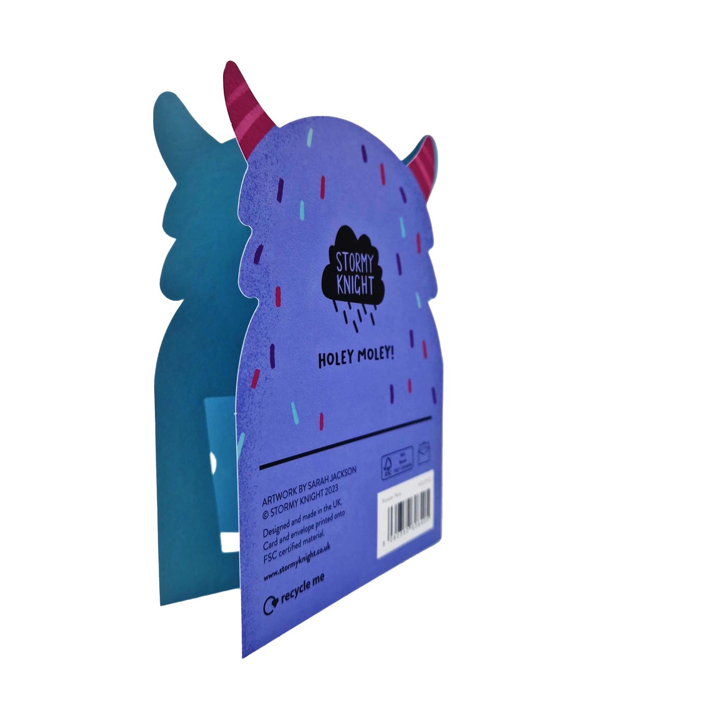 Monster Birthday! Monster Die Cut Kids Birthday Card