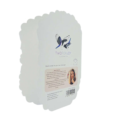 One Year Hotter Spot Varnish Cutout Cake Birthday Card