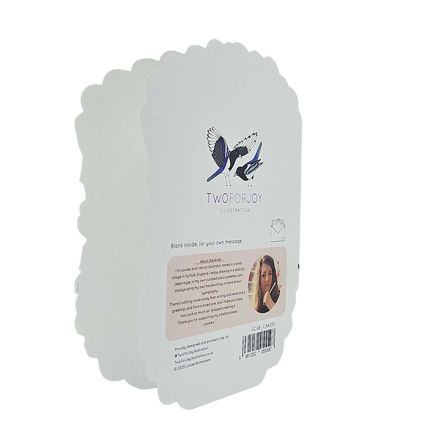 Berry Best Mum Spot Varnish Cutout Cake Mother's Day Card