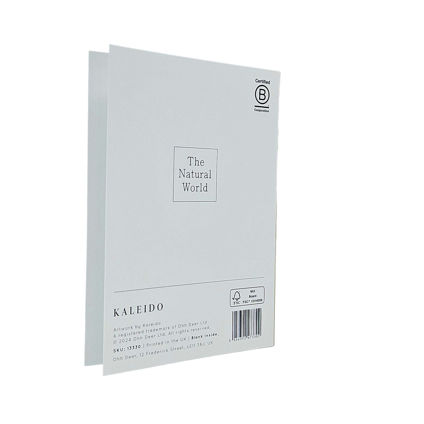 Pink Peony Gold Foiled Art Card