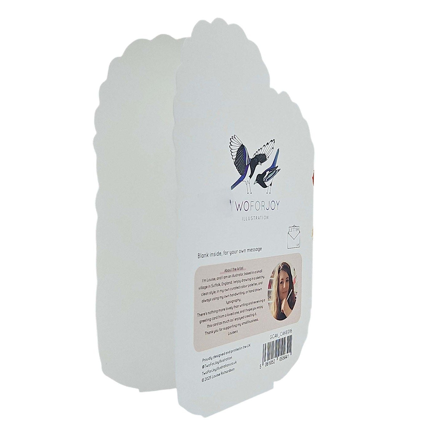 The Life of a Birthday Girl 'Taylor Made' Sparkly Cutout Cake Birthday Card