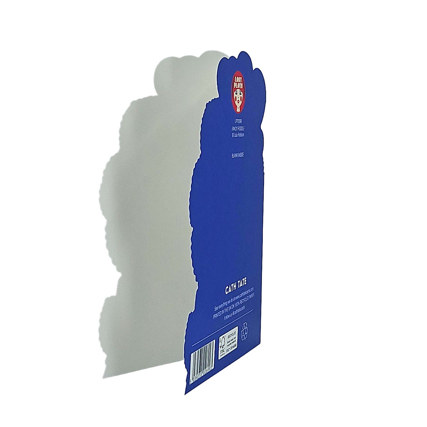 Happy Birthday Fancy Bitch Poodle Cutout Birthday Card