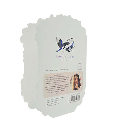 RIP To Your Youth Spot Varnish Cutout Cake Birthday Card