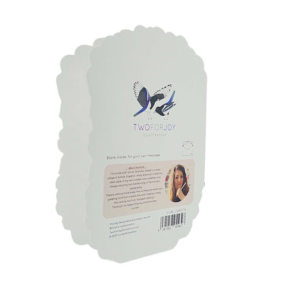 Calories Don’t Count Spot Varnish Cutout Chocolate Cake Birthday Card