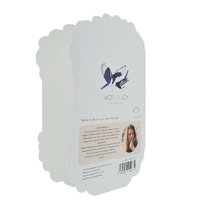 Birthday Gal Sprinkles Spot Varnish Cutout Cake Birthday Card