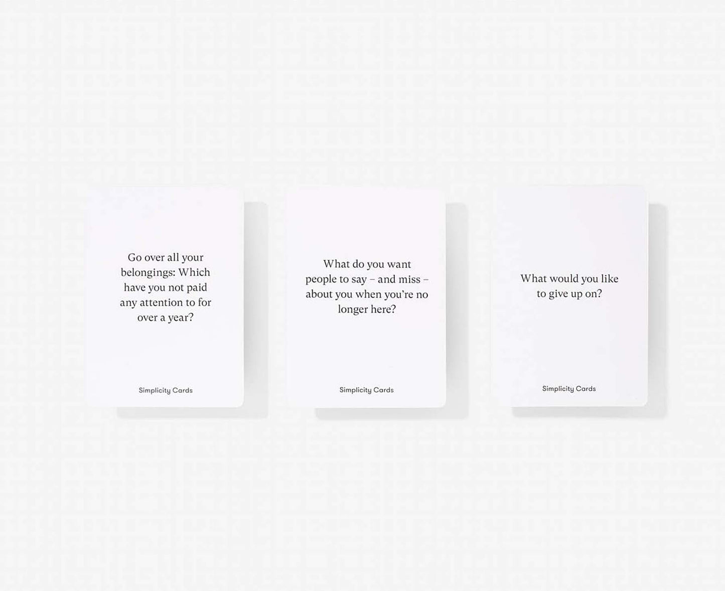 Simplicity Minimalist Cards, Spring