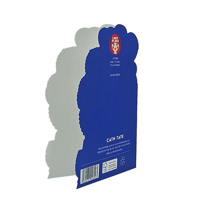 Happy Birthday Fancy Bitch Poodle Cutout Birthday Card