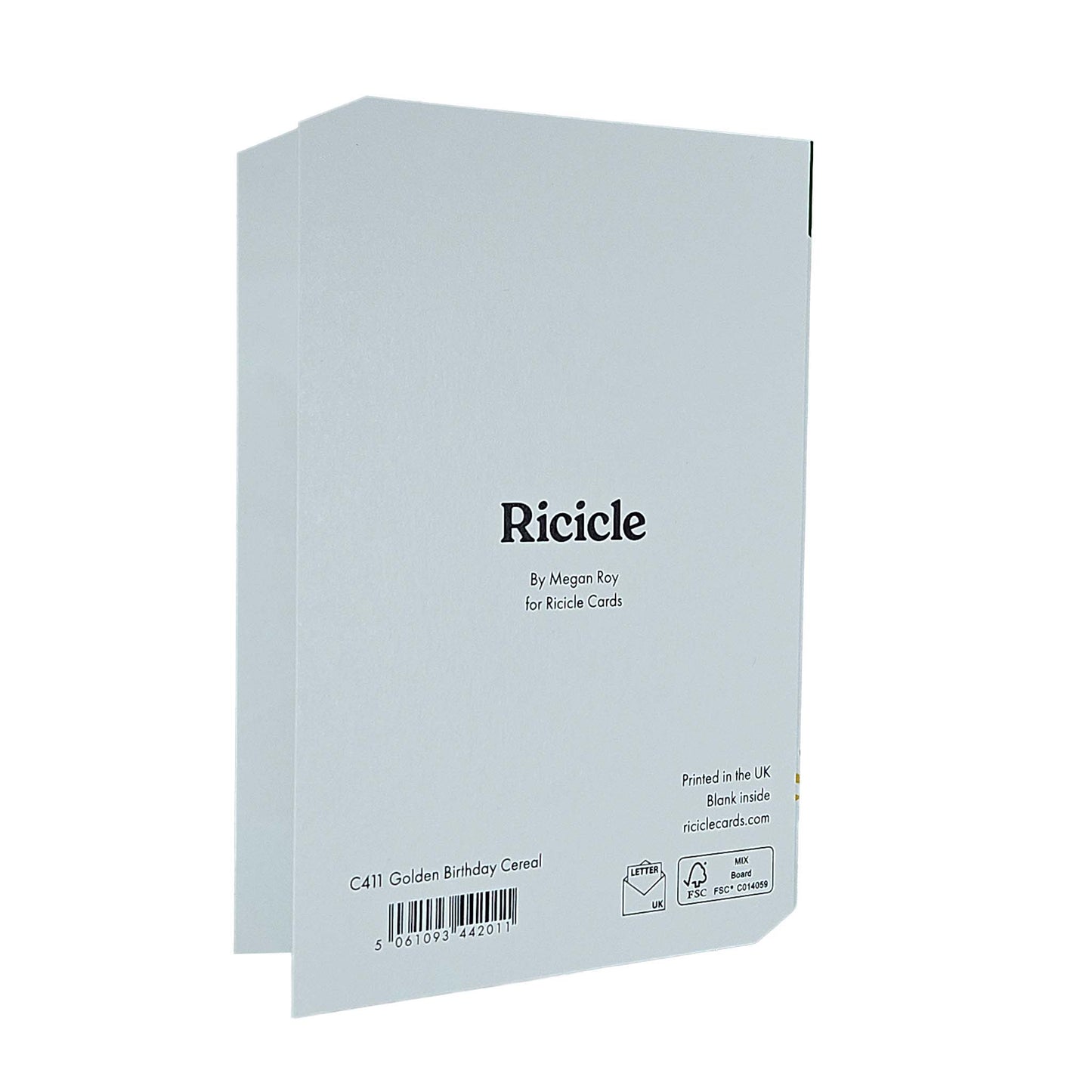Rise and Shine Cereal Spot Gloss Birthday Card