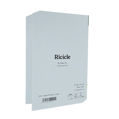 Rise and Shine Cereal Spot Gloss Birthday Card