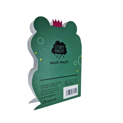 Hoppy Birthday Frog Die Cut Kids Birthday Card