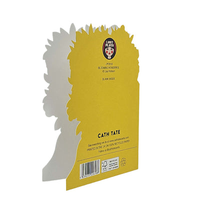 Blooming Wonderful Psychedelic Flowers Cutout Card