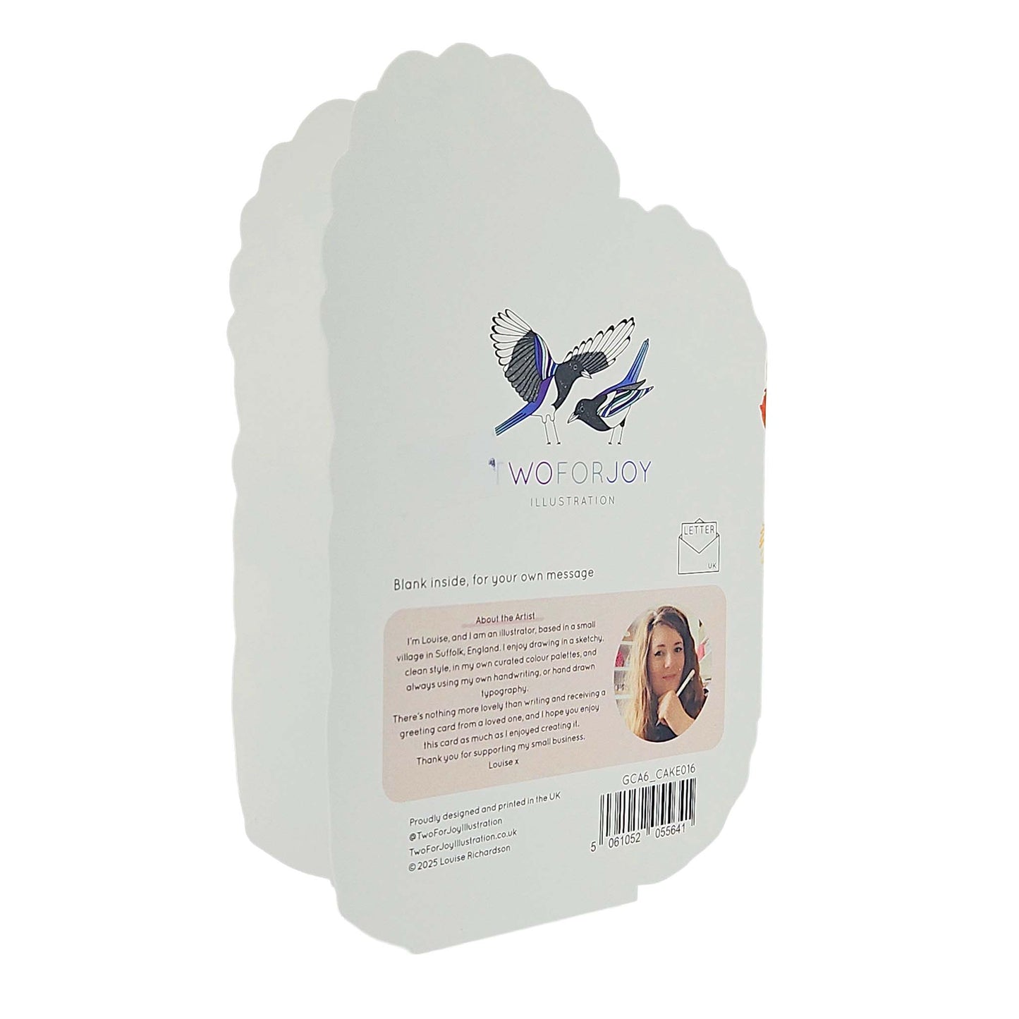 The Life of a Birthday Girl 'Taylor Made' Sparkly Cutout Cake Birthday Card