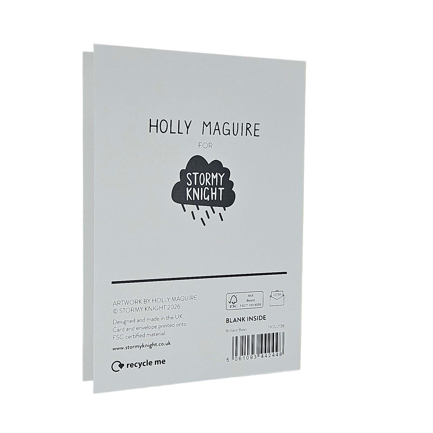 Brilliant Human Bean Gold Foiled Congratulations Card