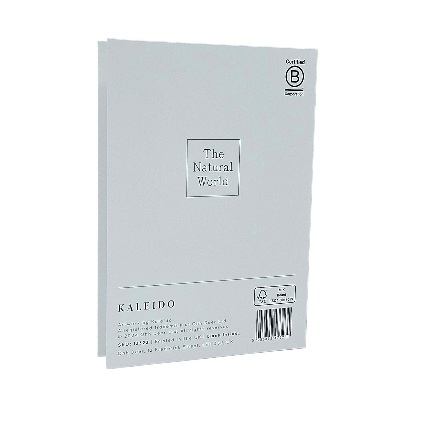 Red Fox Gold Foiled Art Card