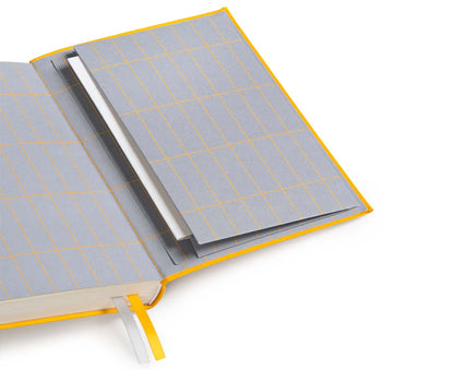 Yellow Fabric B6 Daily Planner