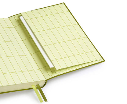 Olive Green Fabric B6 Daily Planner