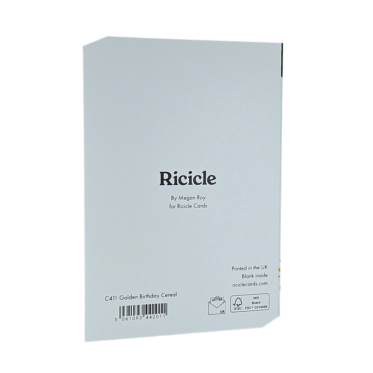Rise and Shine Cereal Spot Gloss Birthday Card