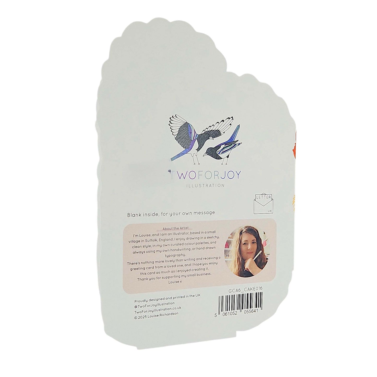 The Life of a Birthday Girl 'Taylor Made' Sparkly Cutout Cake Birthday Card