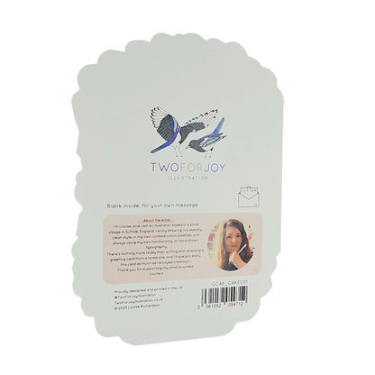 One Year Hotter Spot Varnish Cutout Cake Birthday Card