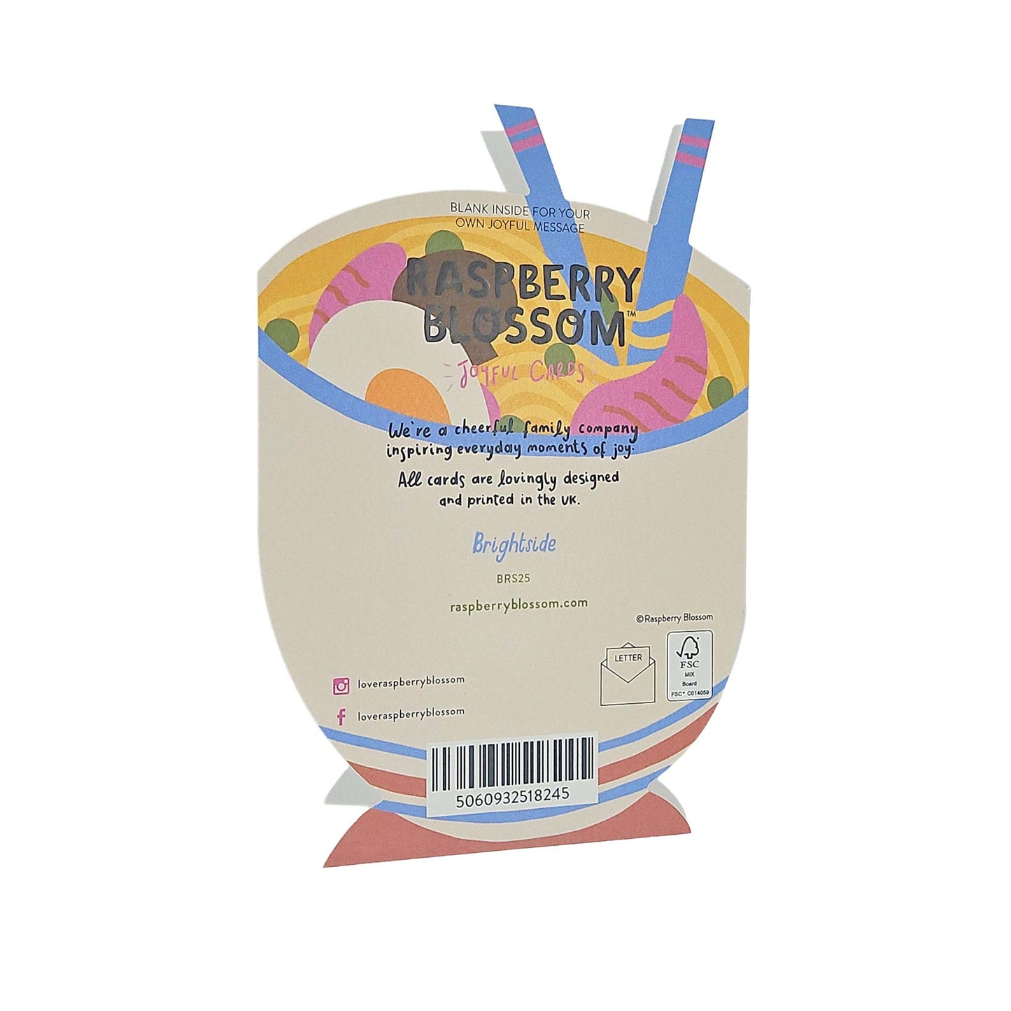 Oodles of Birthday Love Noodles Cutout Birthday Card
