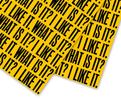 Anthony Burrill I Like it. What is it? Wrapping Paper